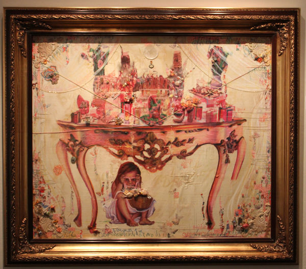 Jalea de melocotón, 136 x 154 cm