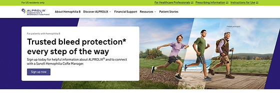 ALPROLIX Website