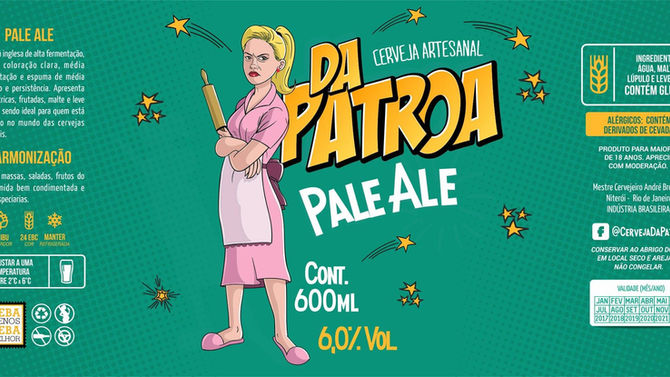 Rótulo de Cerveja - Da Patroa