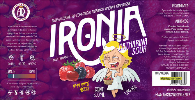Rótulo de Cerveja - Ironia