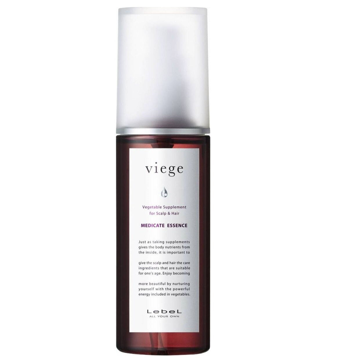Lebel Viege Medicate Essence Hair Growth Vegetable and Fruit Essence Oil 100ml