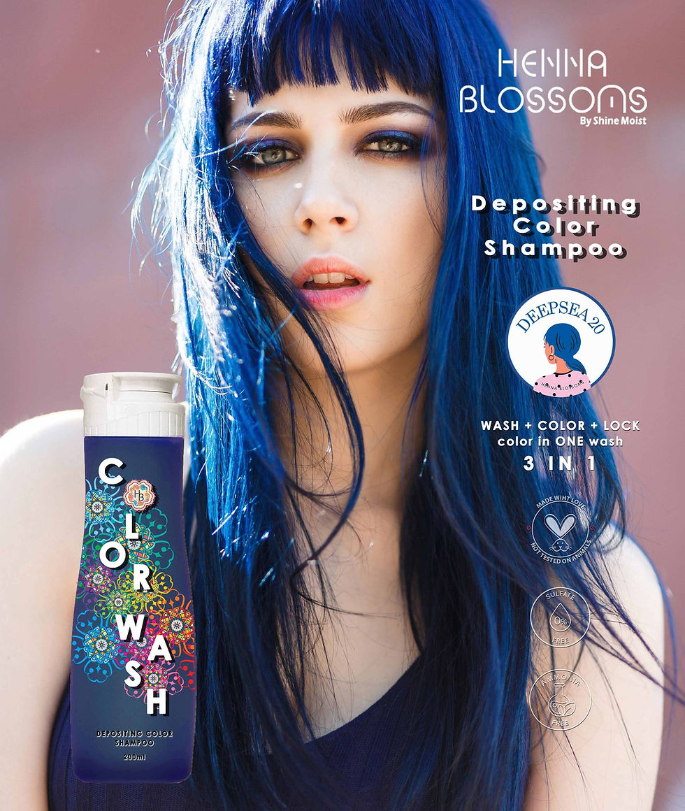 縮圖：Henna Blossom Depositing Color HB補色洗髮水 200mL(8色）