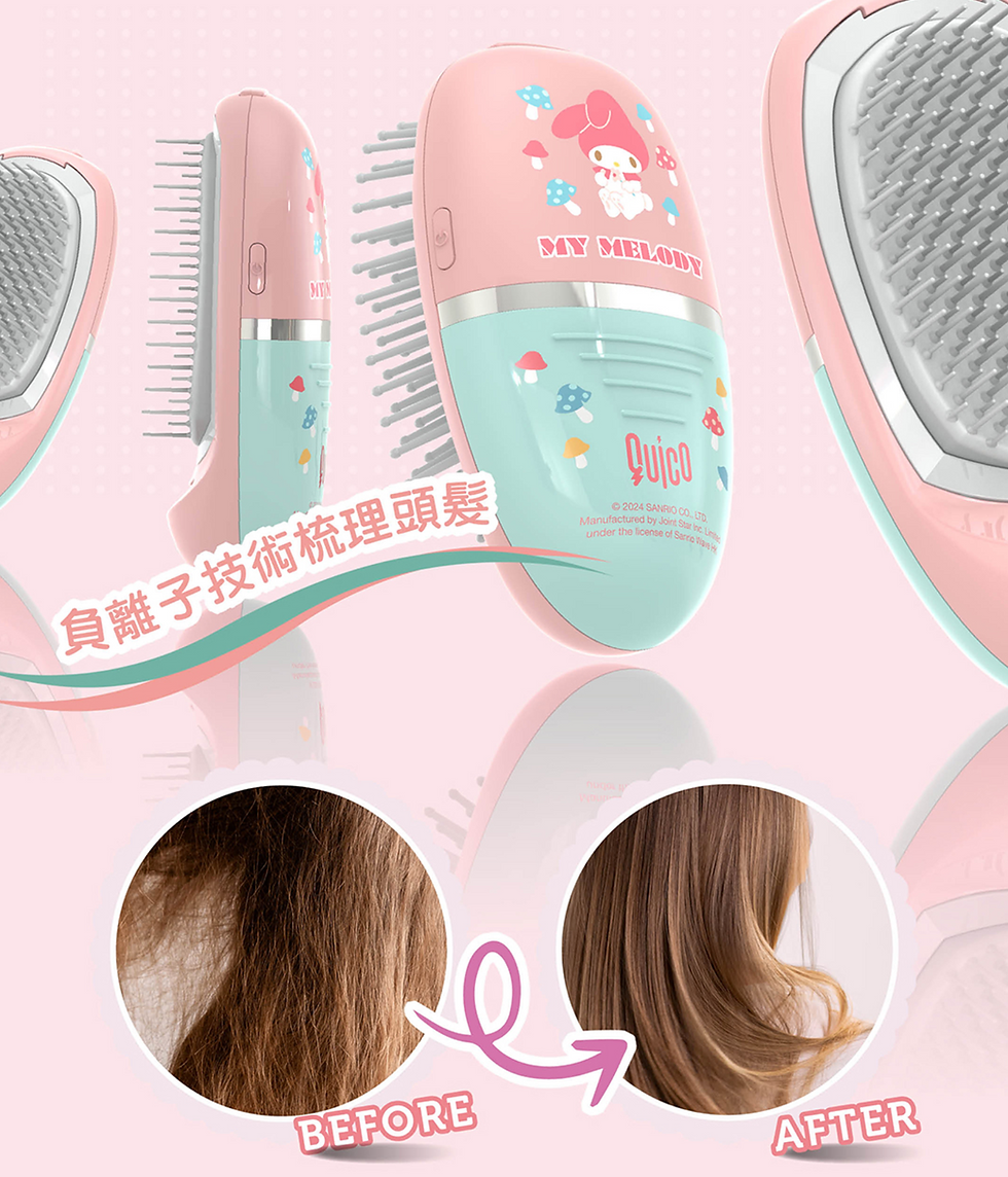 縮圖：QUICO全新Sanrio系列 負離子梳組合裝 - My Melody