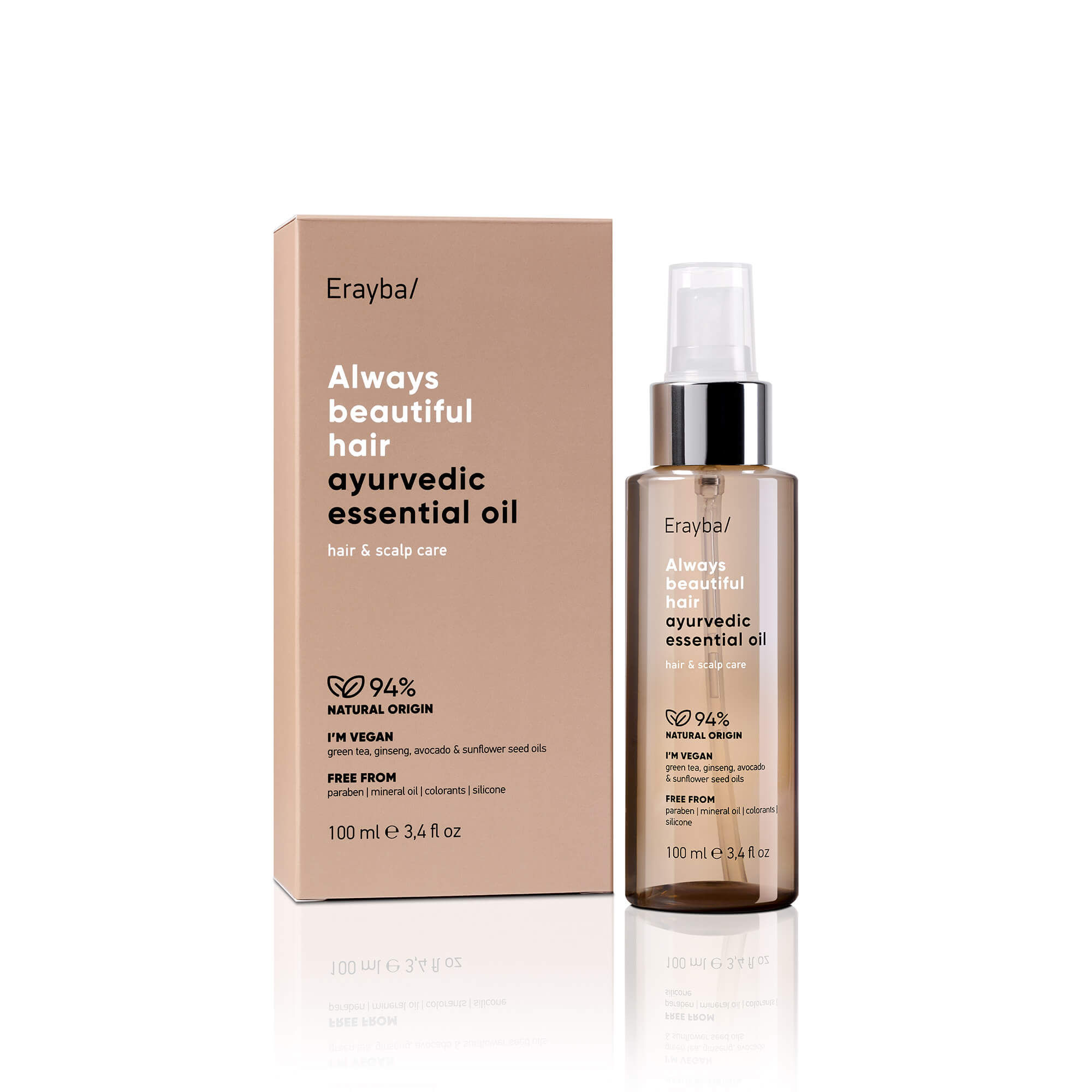 Erayba ABH ayurvedic Natural Vegan Hair Oil 100ml