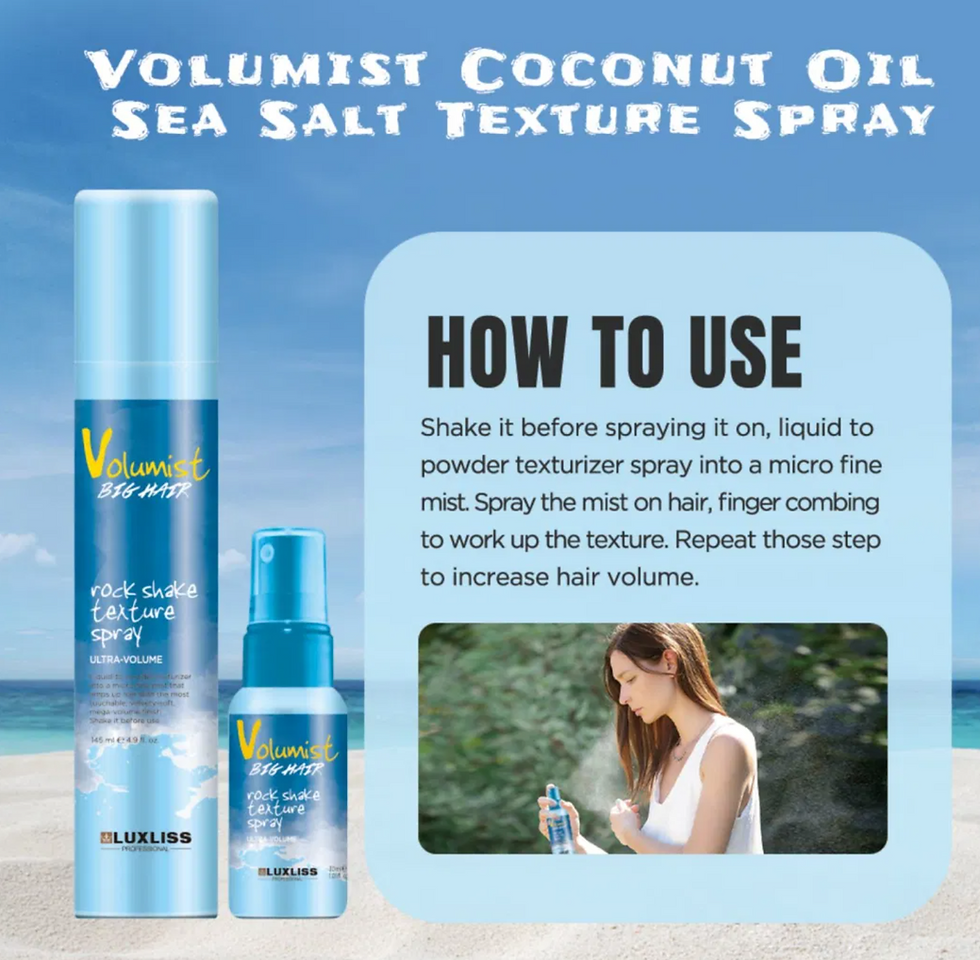 縮圖：LUXLISS rock shake spray 椰子油豐盈質感噴霧 145ml