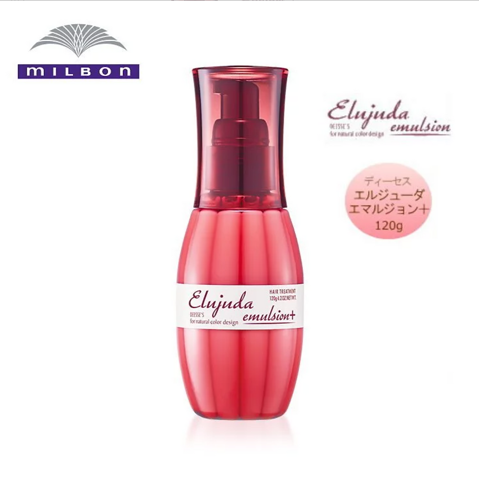 Thumbnail: Milbon Elujuda Emulsion+ Life Fruit Conditioner 120g Pink/Red
