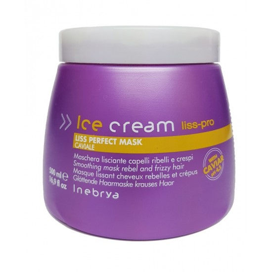 Thumbnail: Inebrya Ice Cream Liss Perfect Mask Caviar Smoothing Oil 500ml/1000ml
