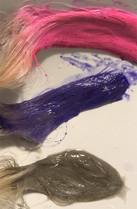 縮圖：日本 Napla 炫彩洗髮水 藍紫/粉紅/銀灰/黑 320ml