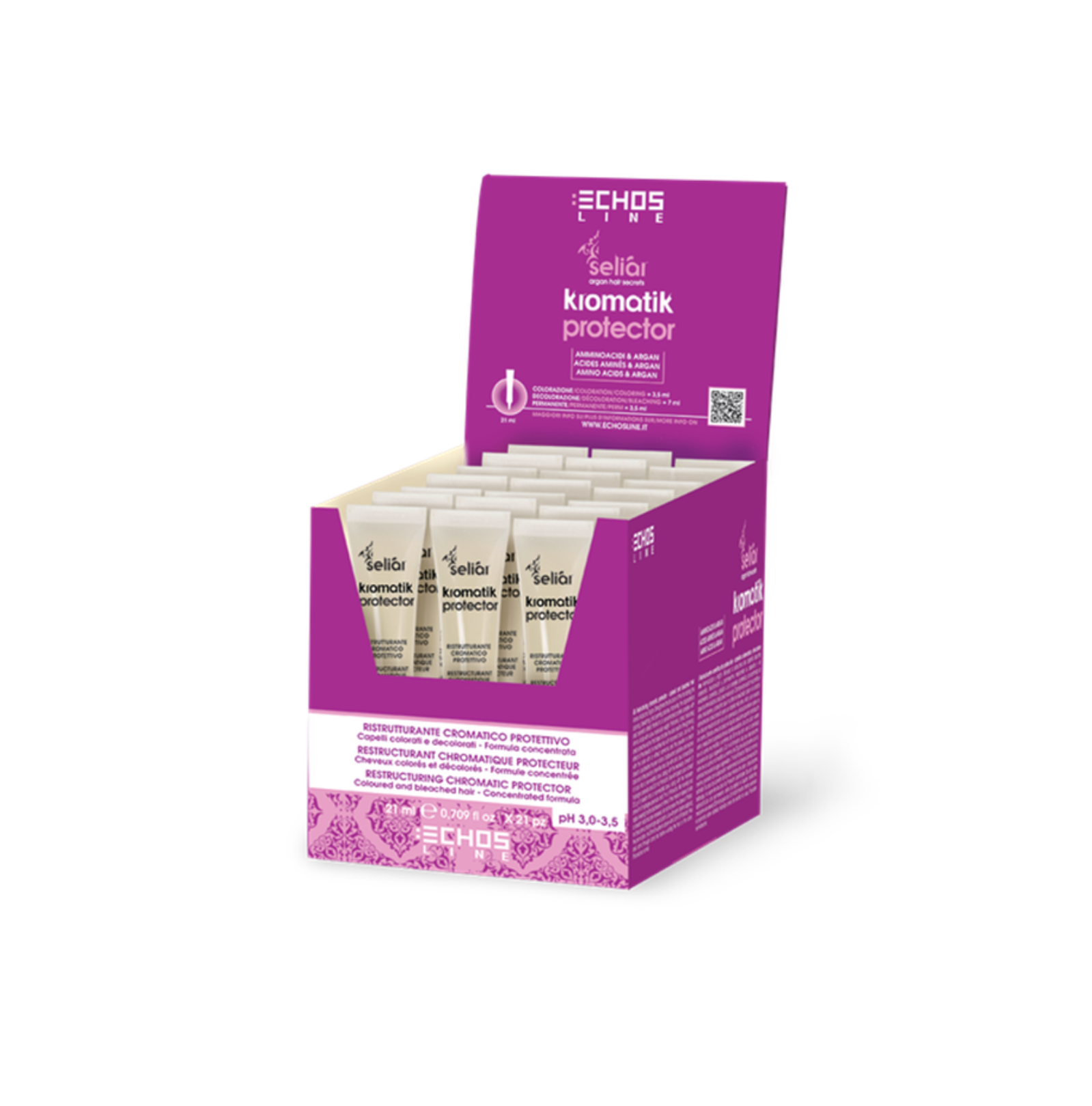 意大利 Echosline Seliar Kromatik 染髮保護霜 21ml X21/單支購買