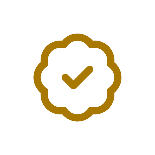 Selo de verificado dourado do Método Social Media do Zero.