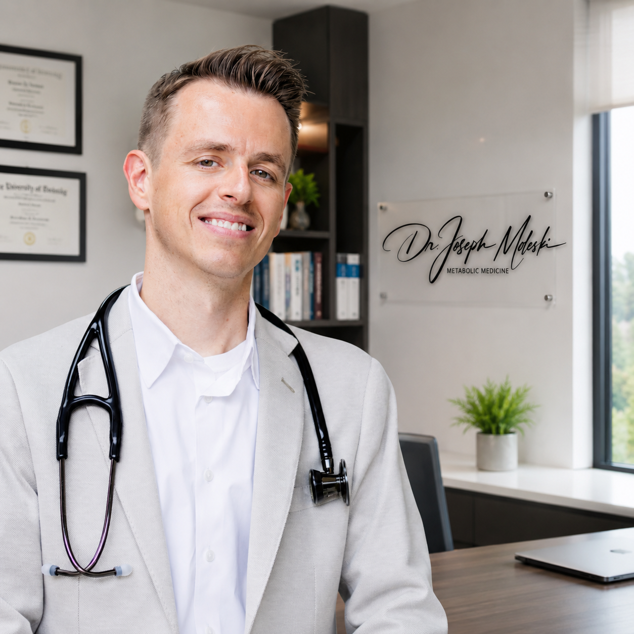 Professional doctor in medical office