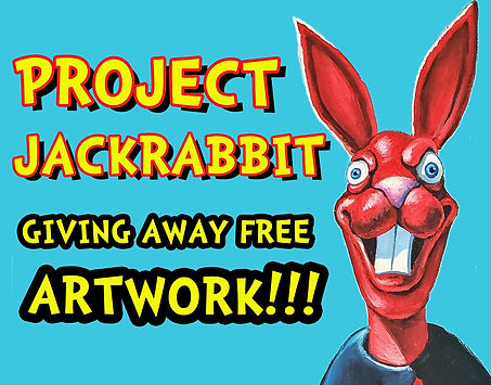 Fearless Jack Rabbit Art | Jeff Parson's CrazyArt