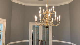 Dining room after interior painting by Goat Painting Inc., Howey-in-the-Hills