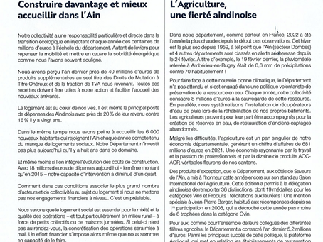 Tribune de mars / avril / mai 2023