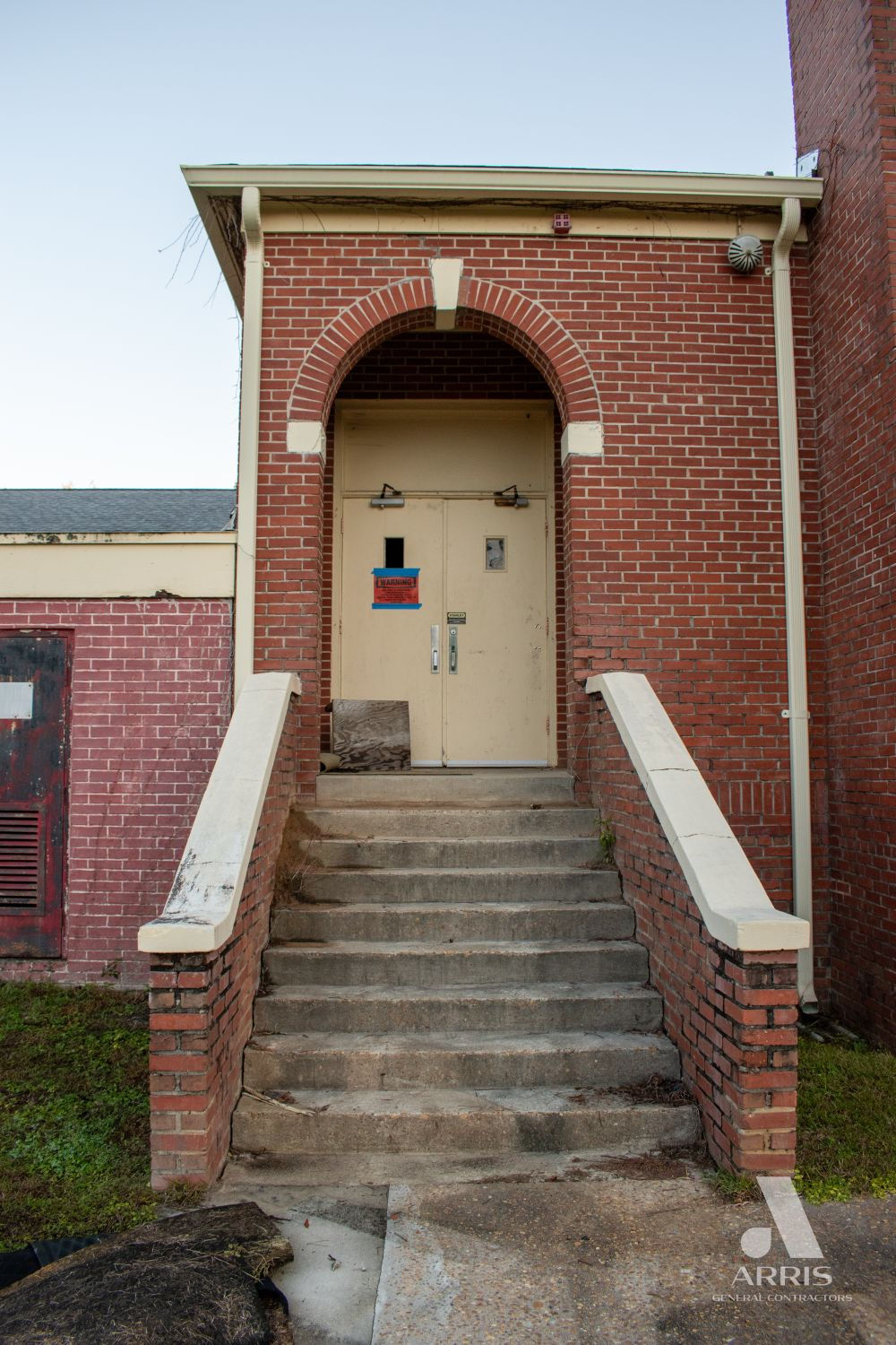 Historic Concord School Restoration before construction