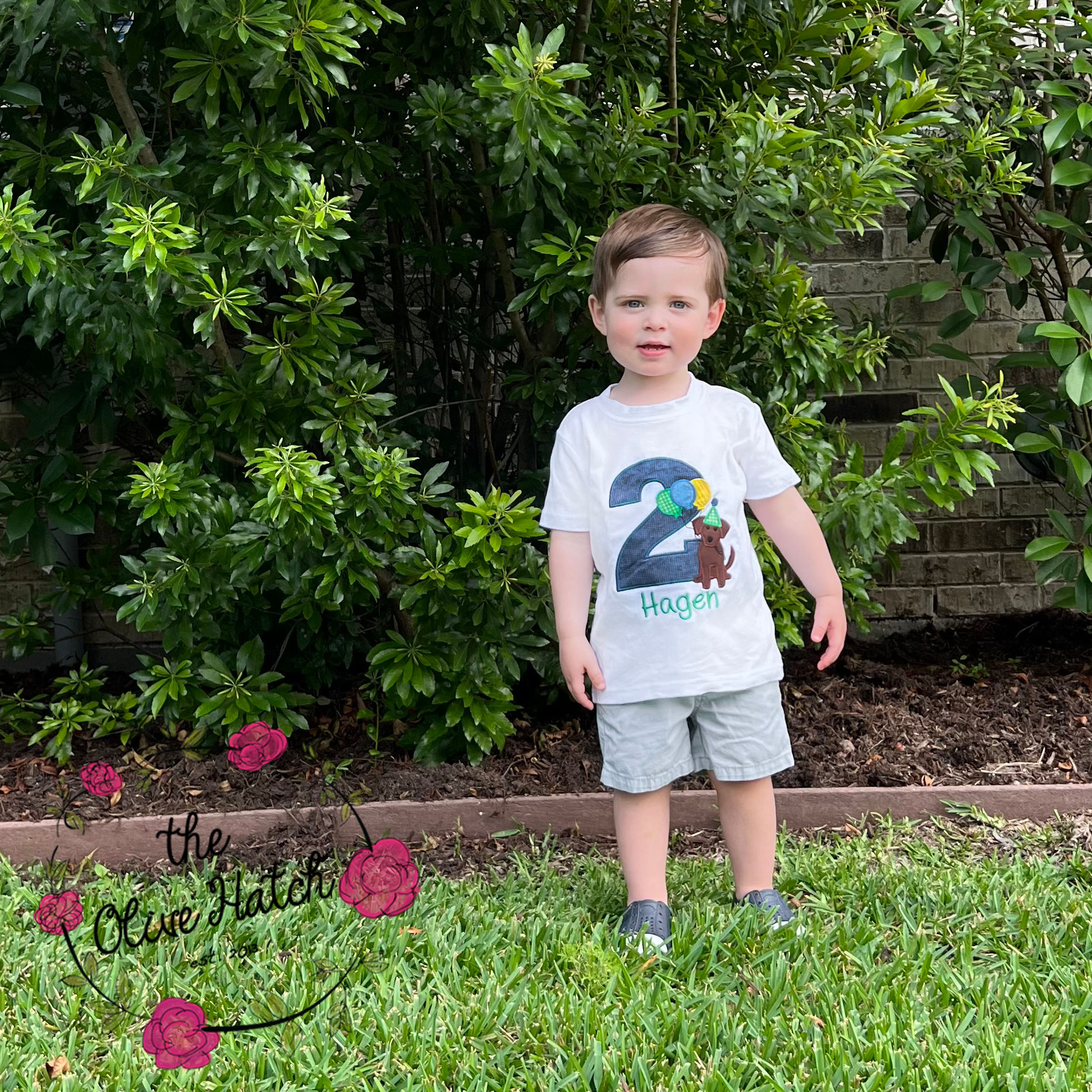 Puppy Birthday Applique Shirt