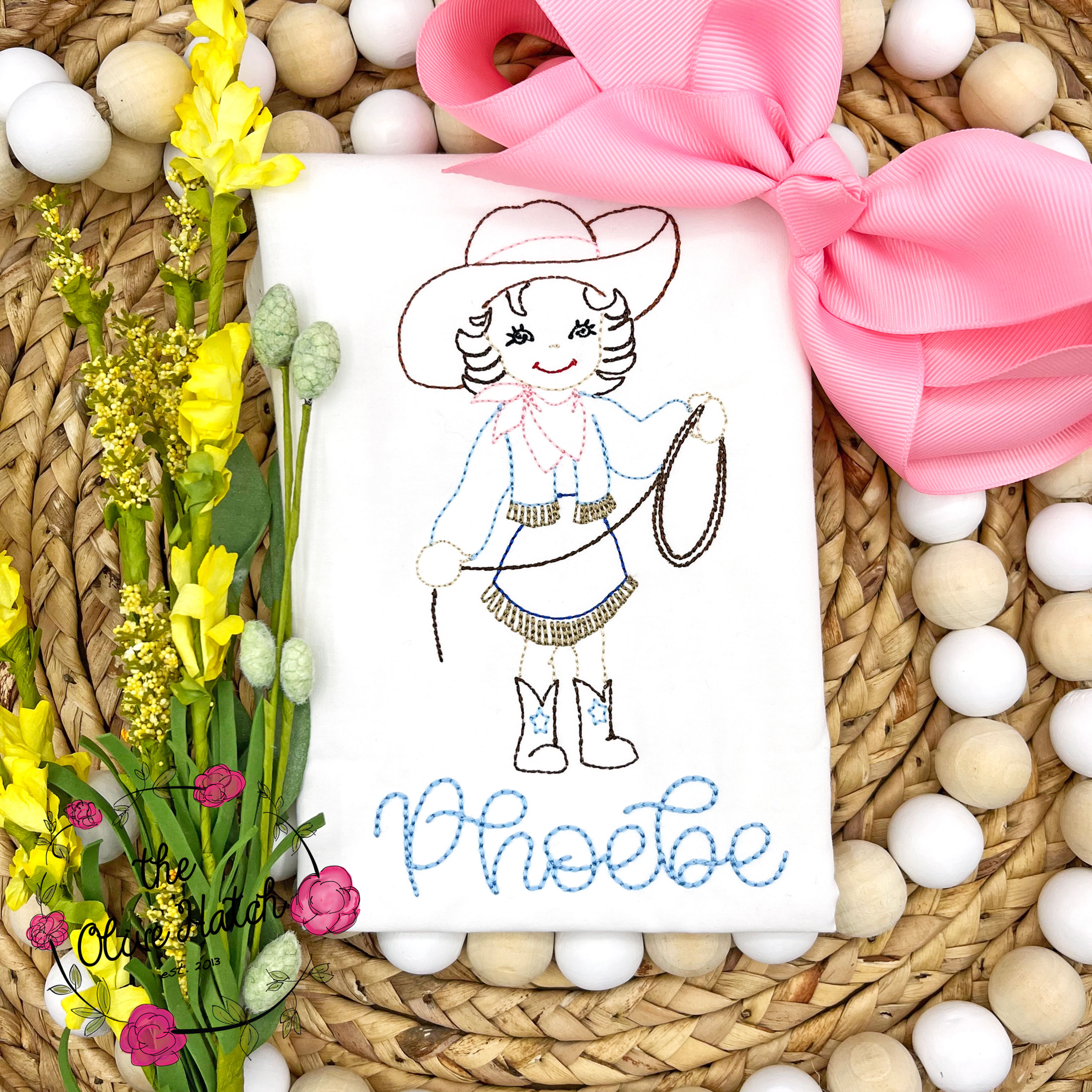 Cowgirl Rodeo Embroidered Shirt