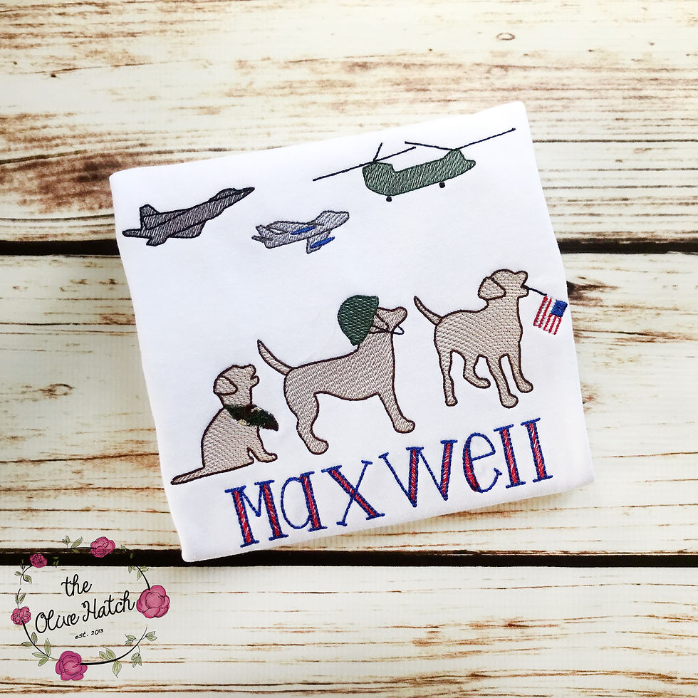 Thumbnail: Military Shirt Sketch Embroidery