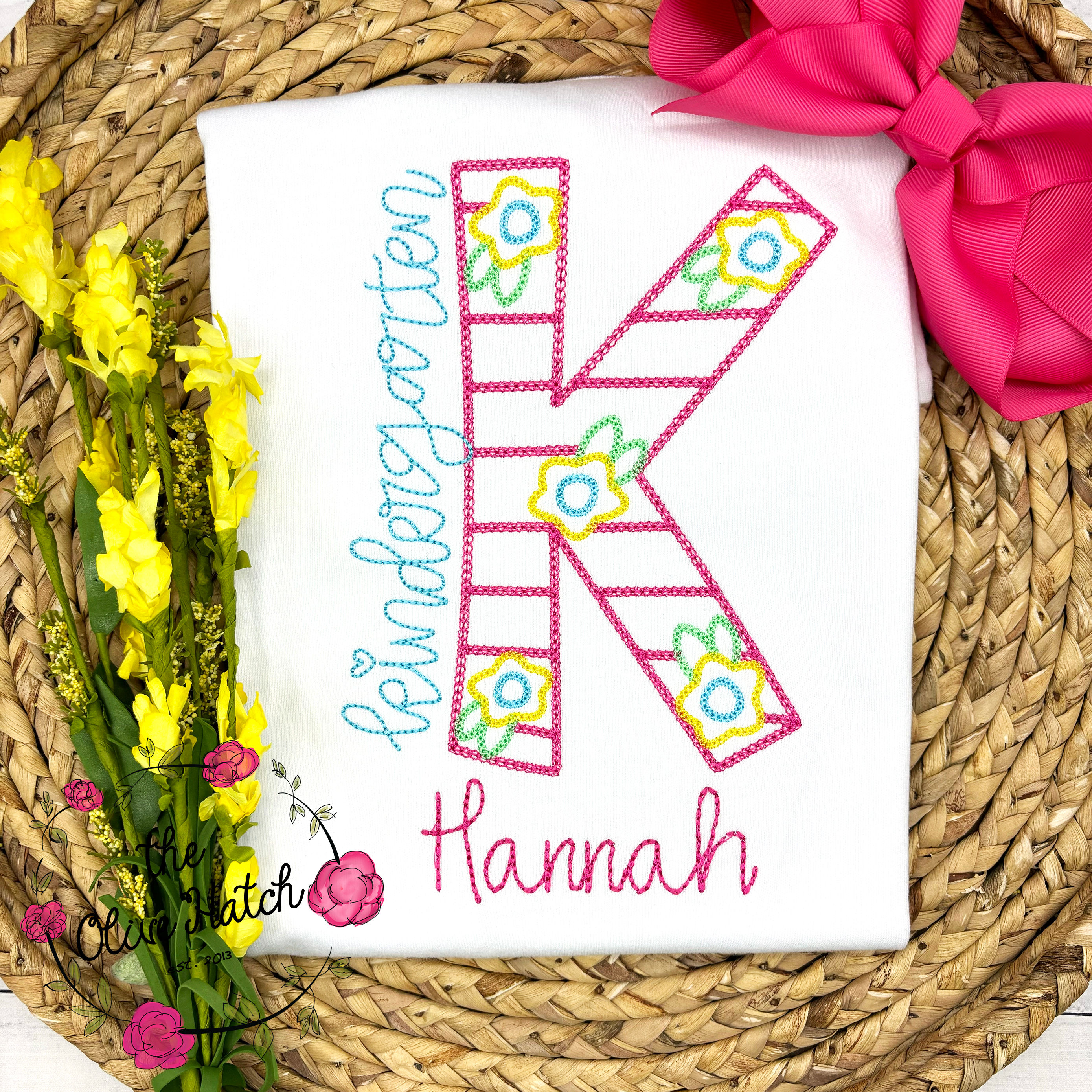 School Grade Embroidery Shirt