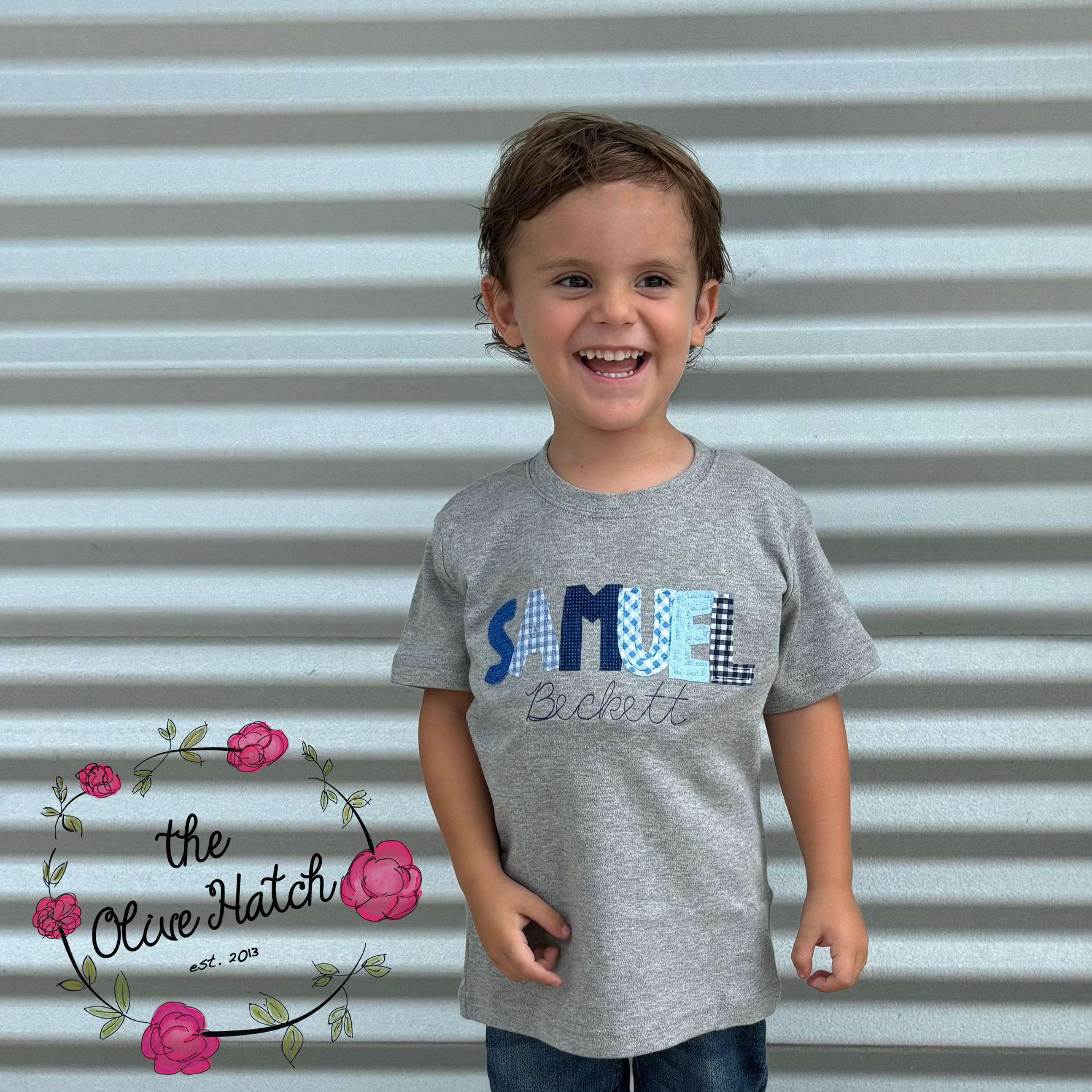 Personalized Appliqued Name Shirt