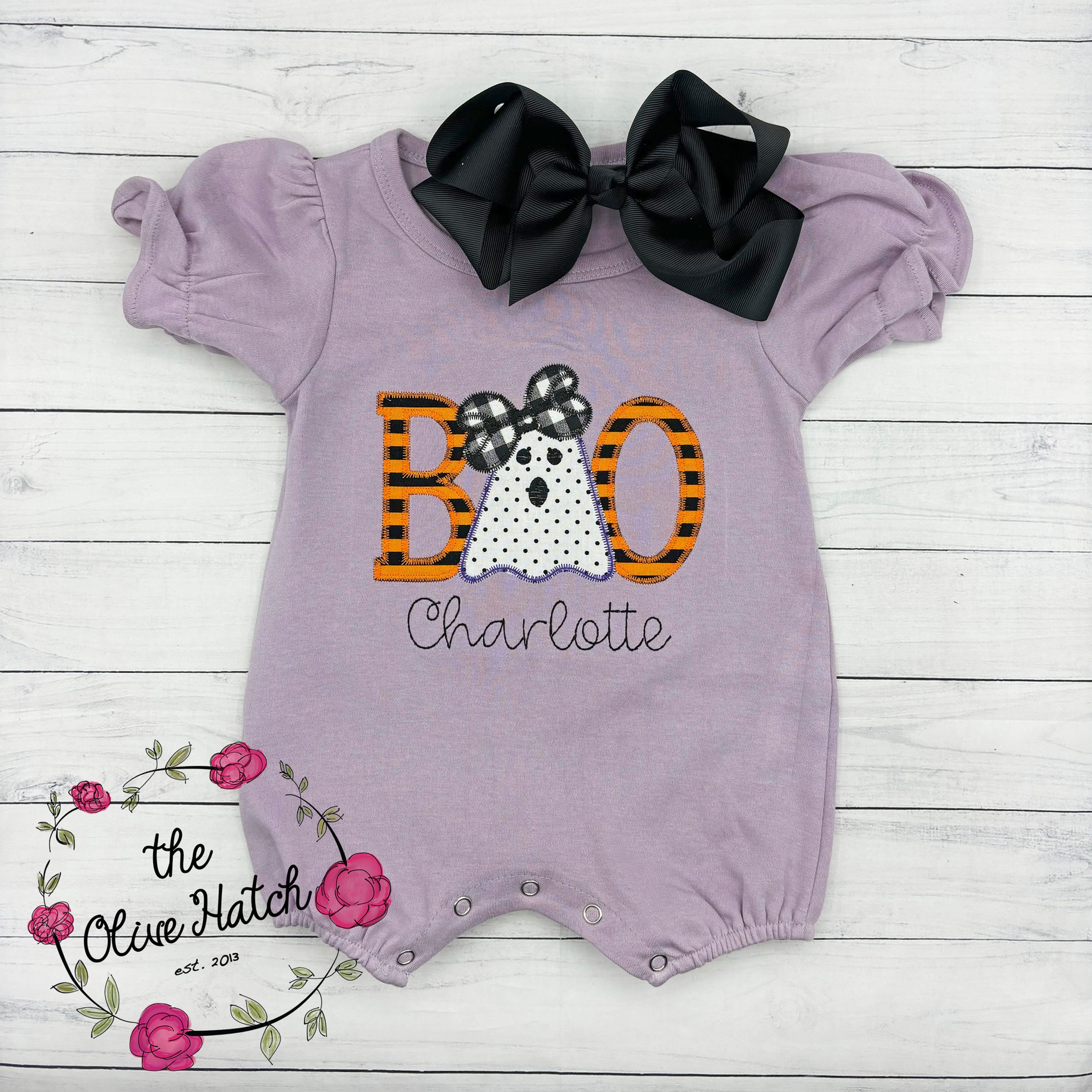 Boo Applique Romper