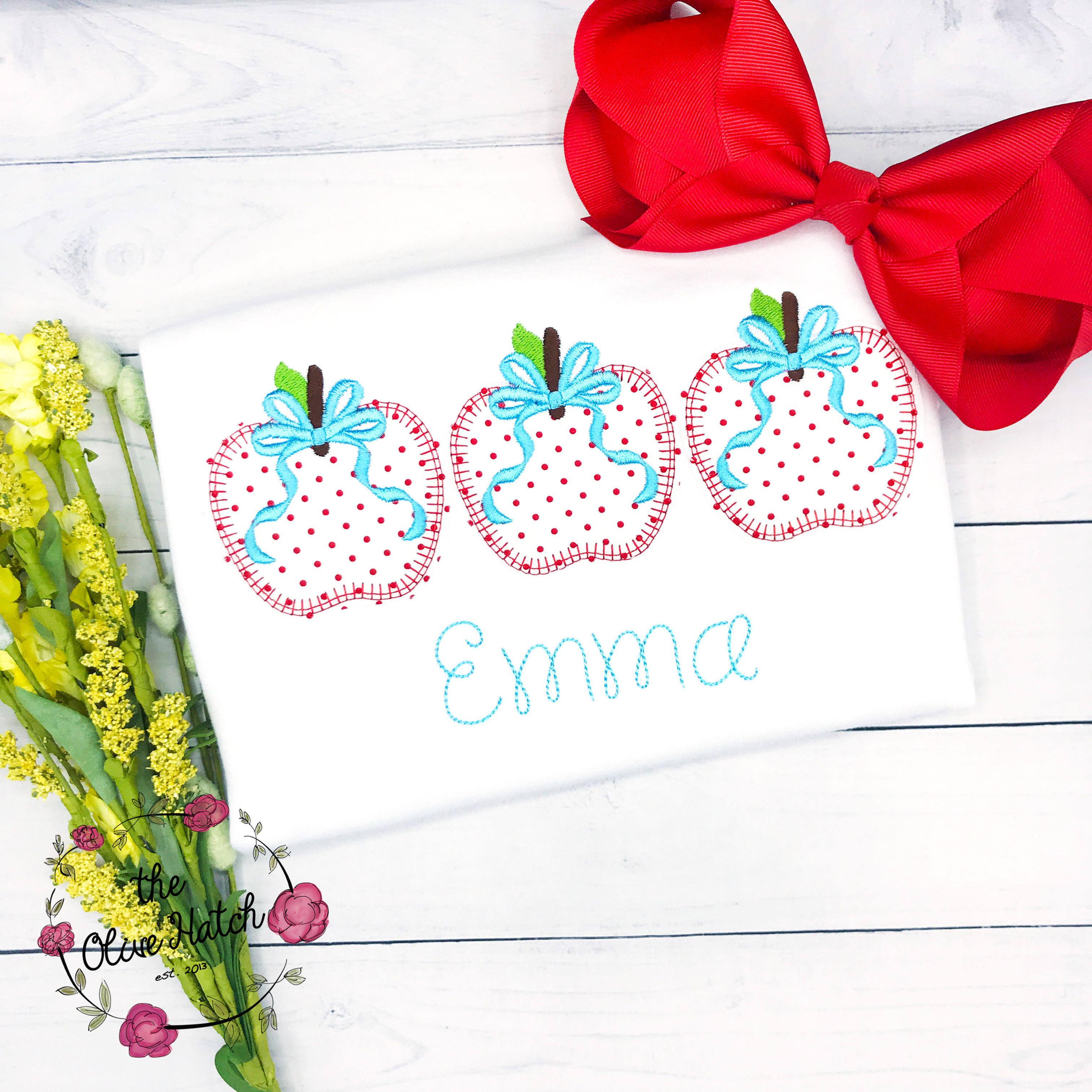 Back to School Apples Shirt