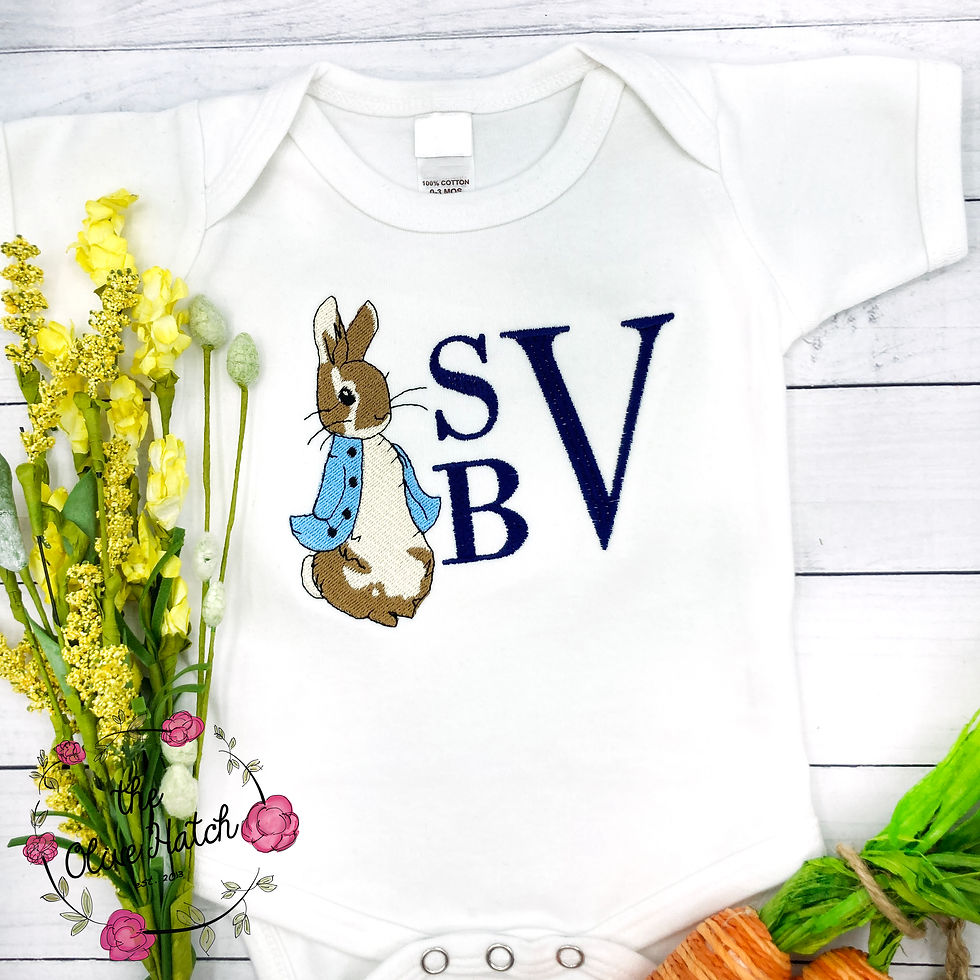 Bunny Rabbit Monogram