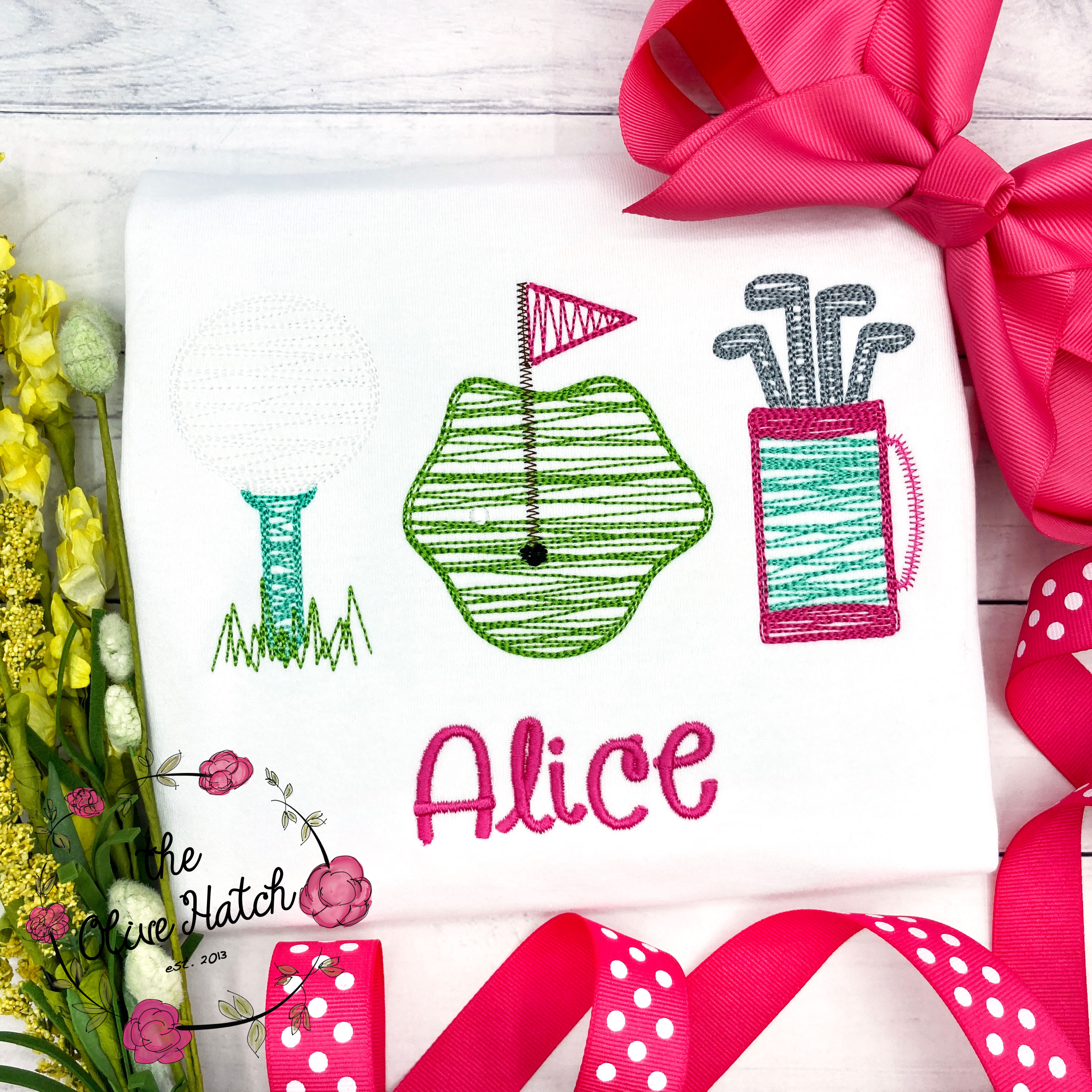 Golf Trio Embroidery