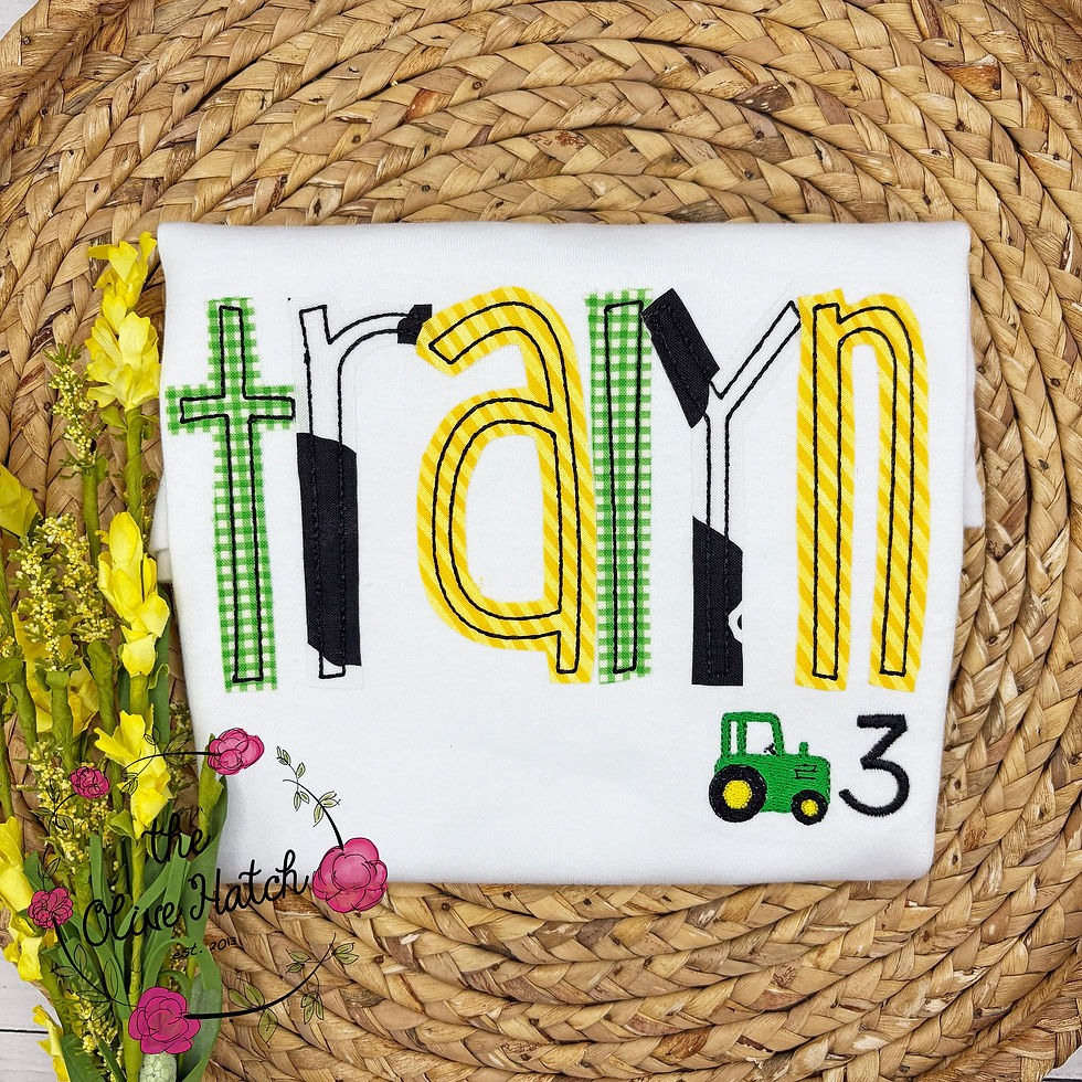 Tractor Birthday Shirt