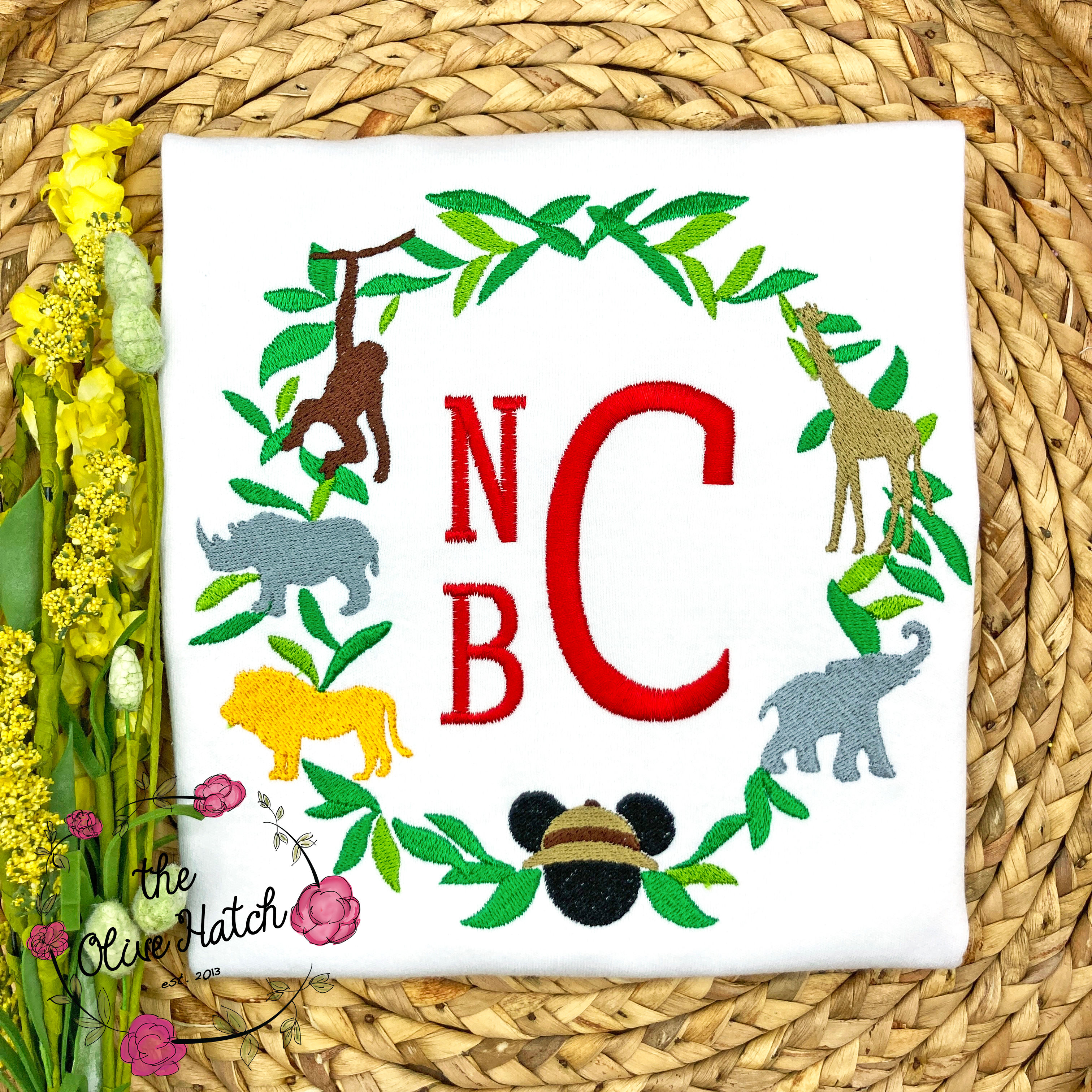 Mouse Safari Monogram Shirt