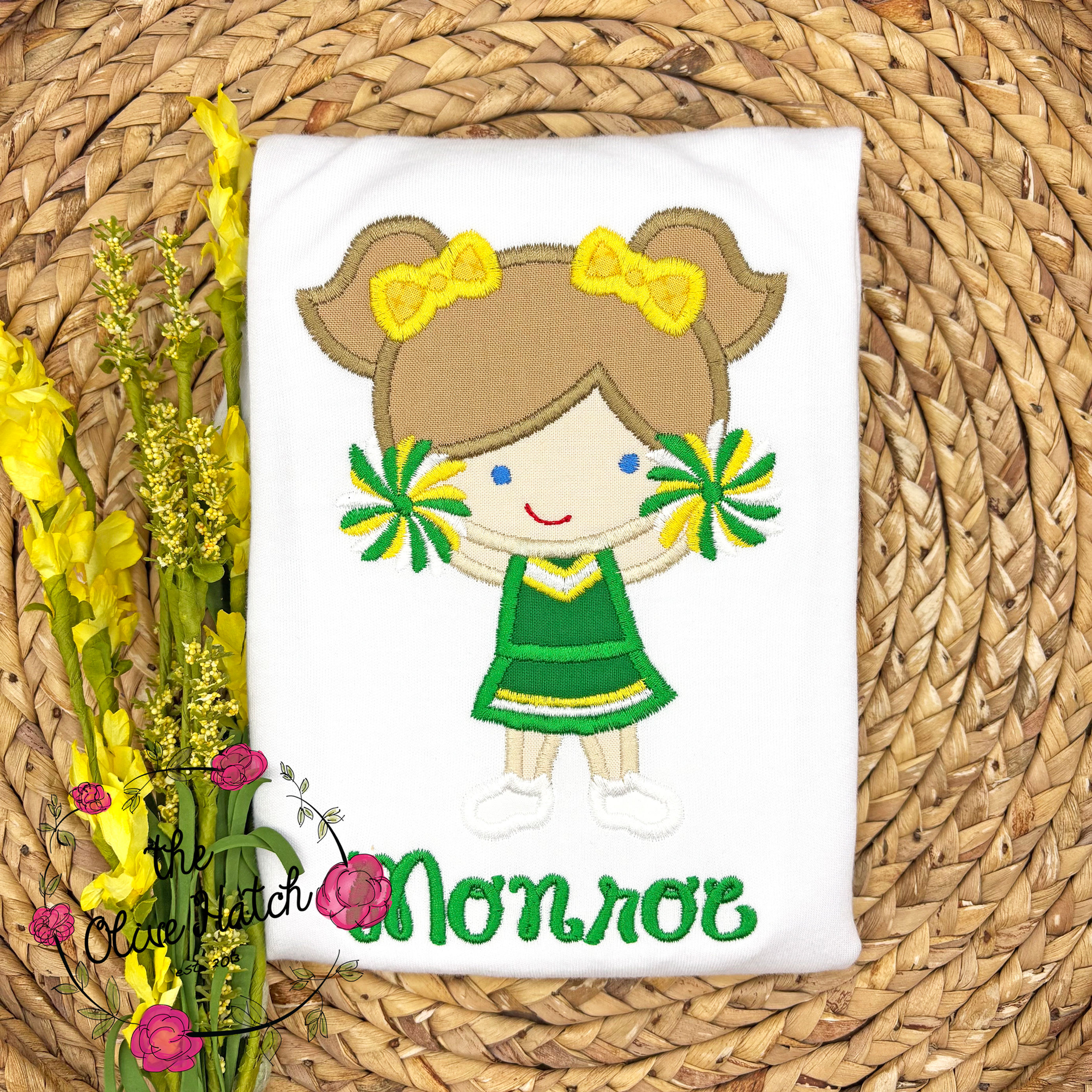 Cheerleader Applique Shirt