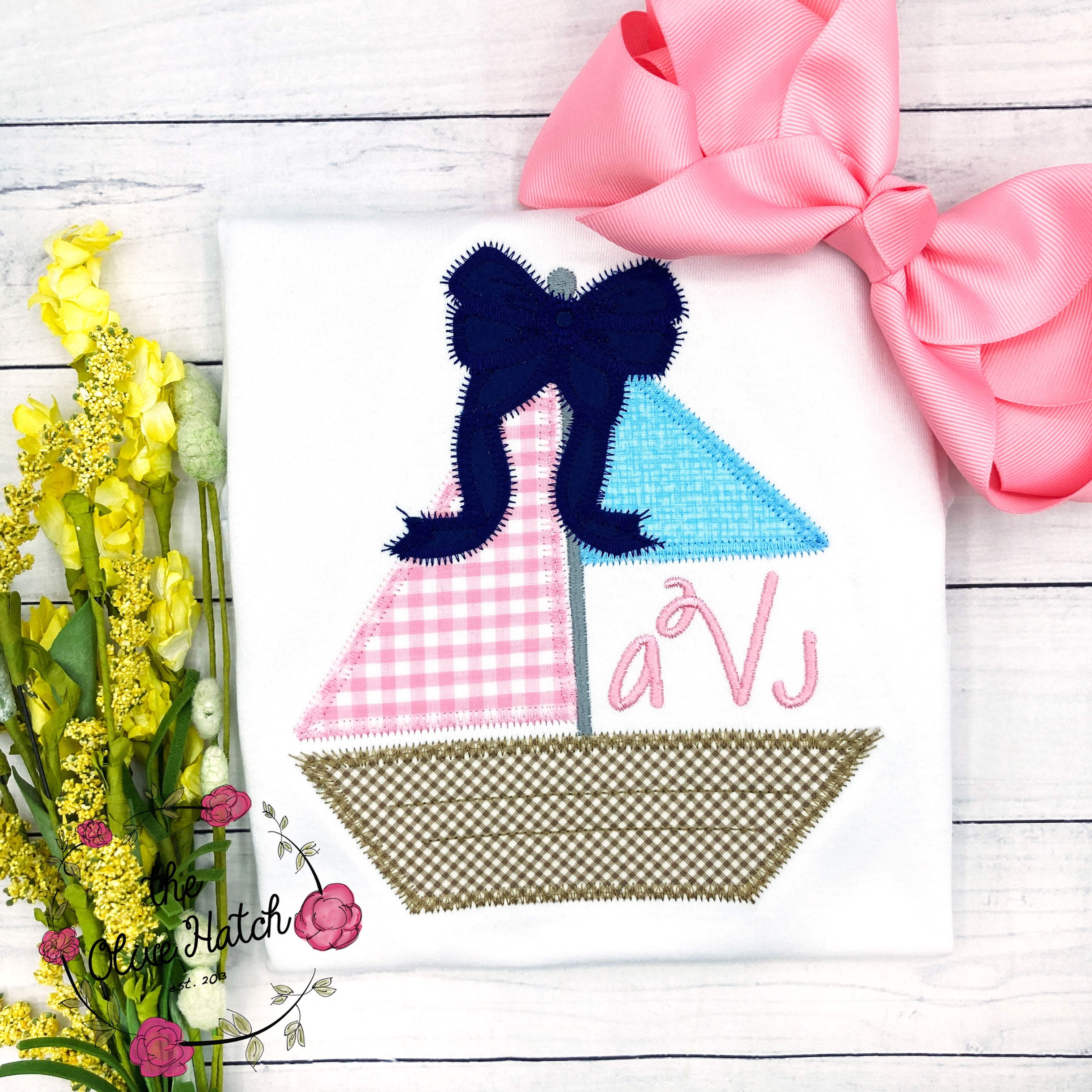 Sailboat Applique Shirt