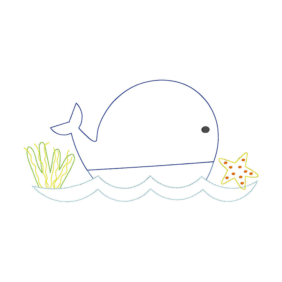 Whale Applique Shirt