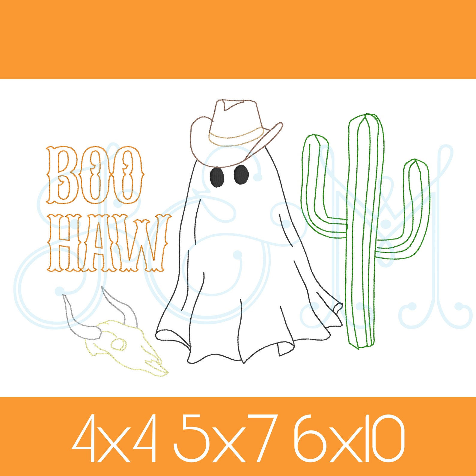 Halloween Ghost Applique Shirt