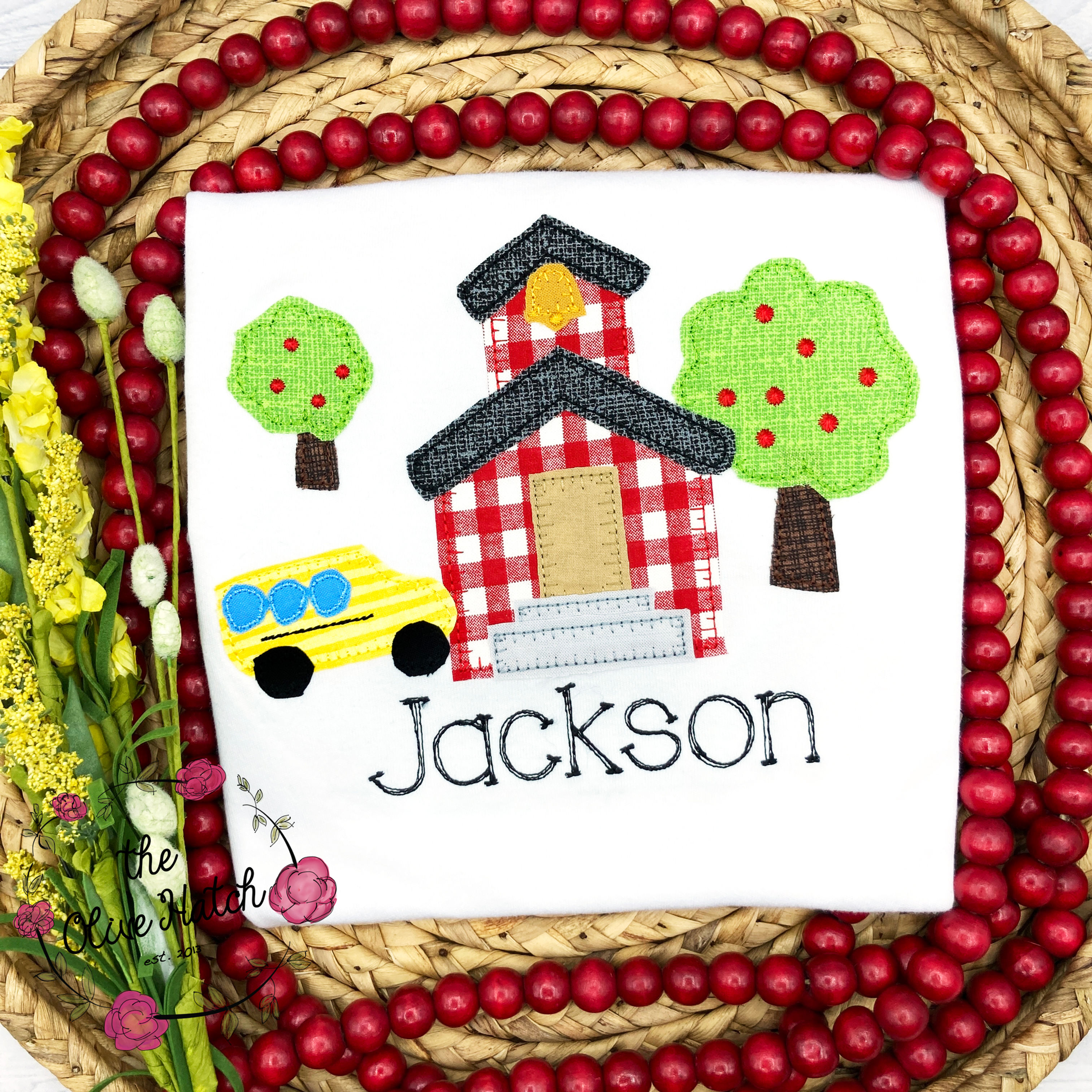 School Yard AppliqueShirt