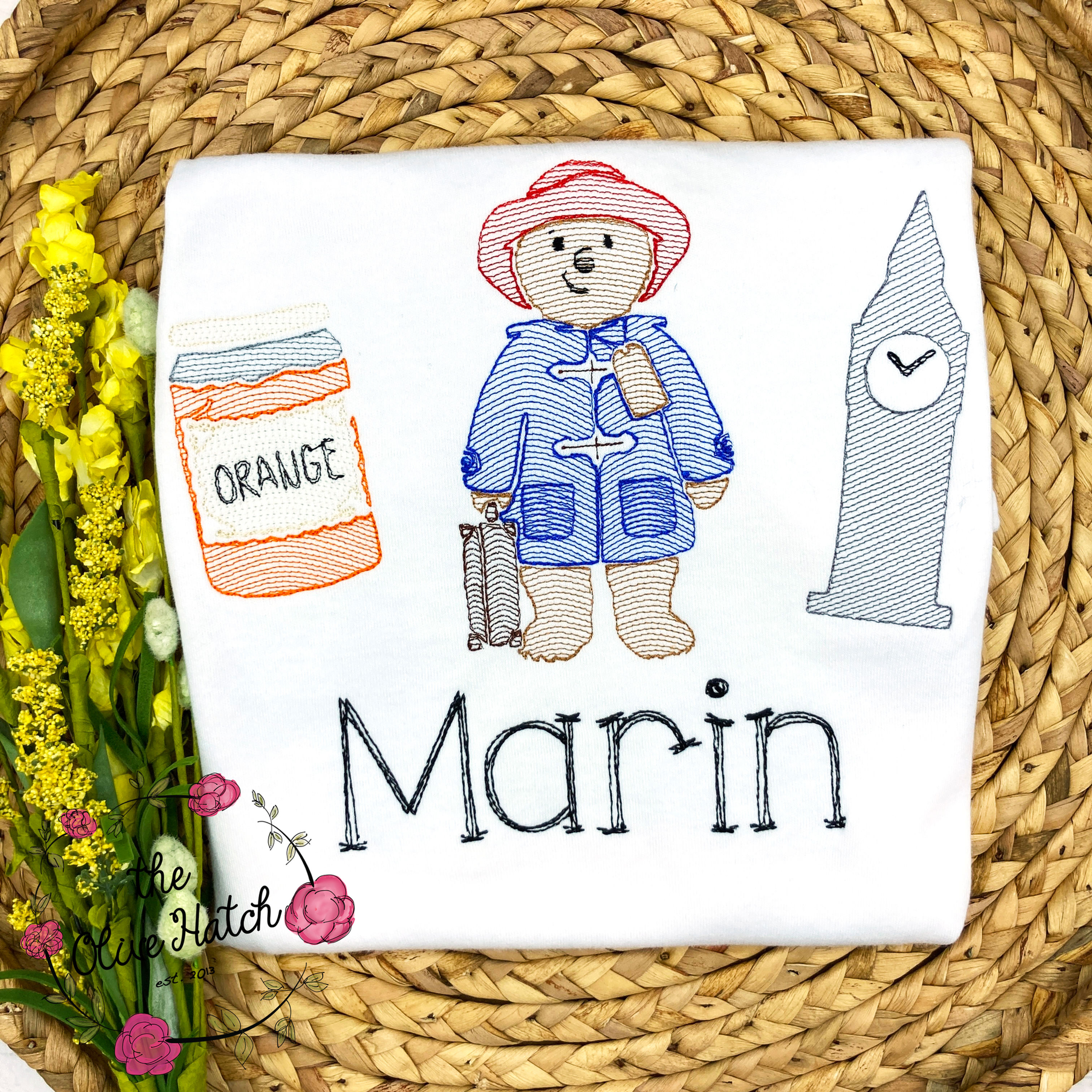 Traveling Bear Sketch Shirt