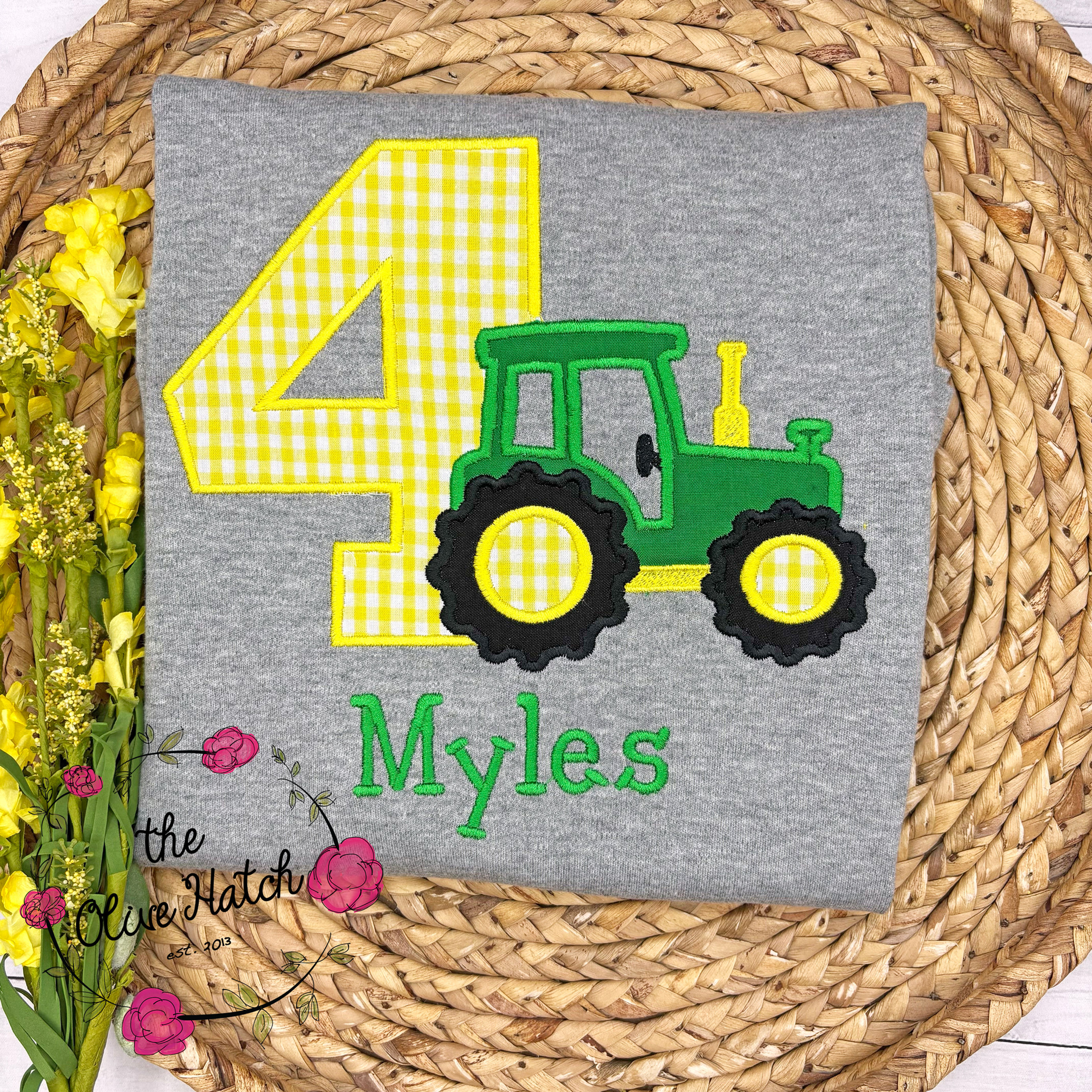 Tractor Birthday Shirt
