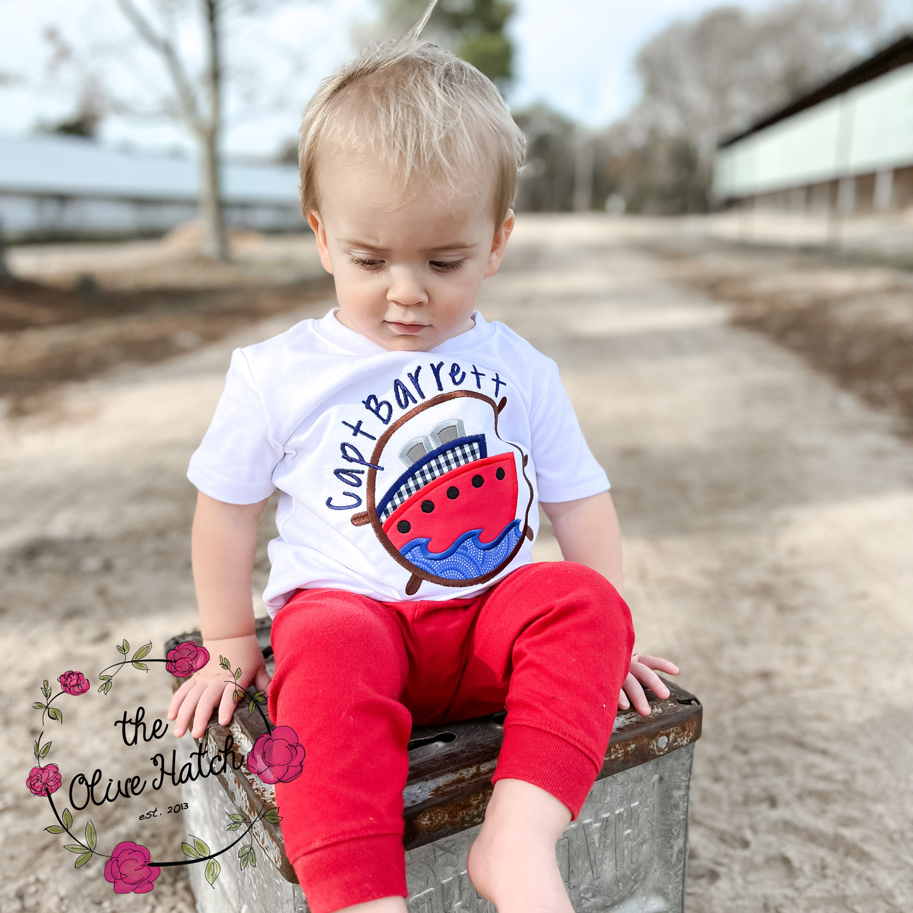Cruise Ship Applique Shirt