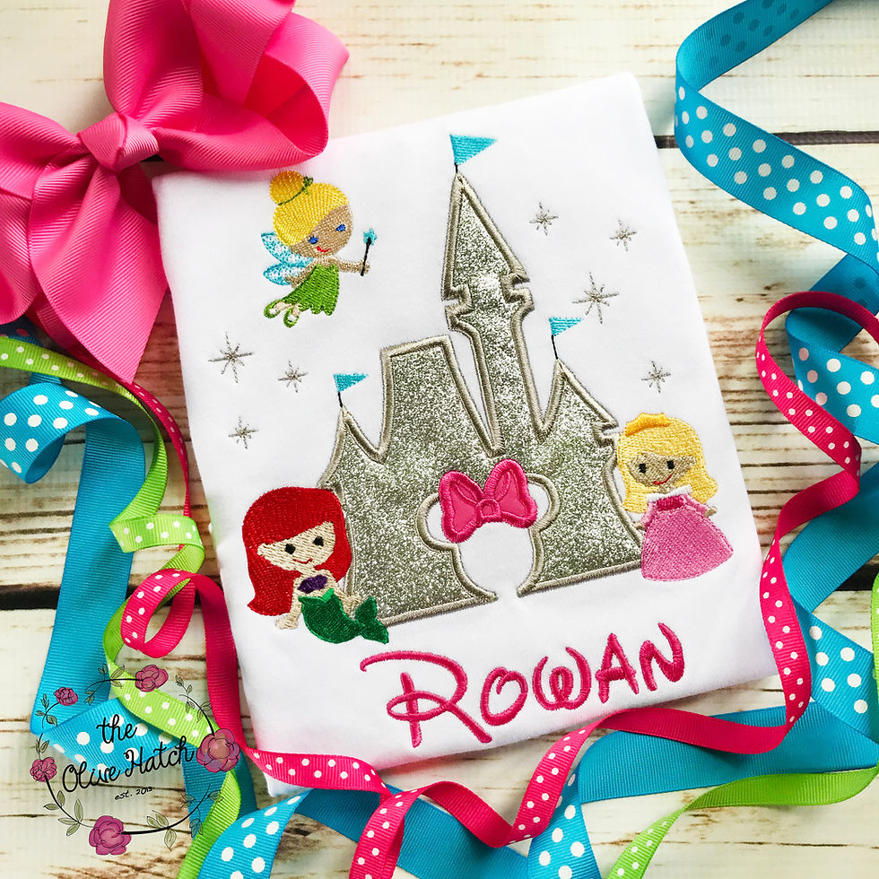 Thumbnail: Princess Castle Design-- Applique