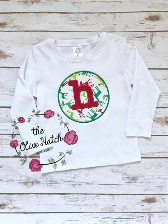 Monogram Christmas Shirt