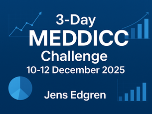  Triple Your Sales with the MEDDICC Sales Accelerator – Join the Free 3-Day Challenge