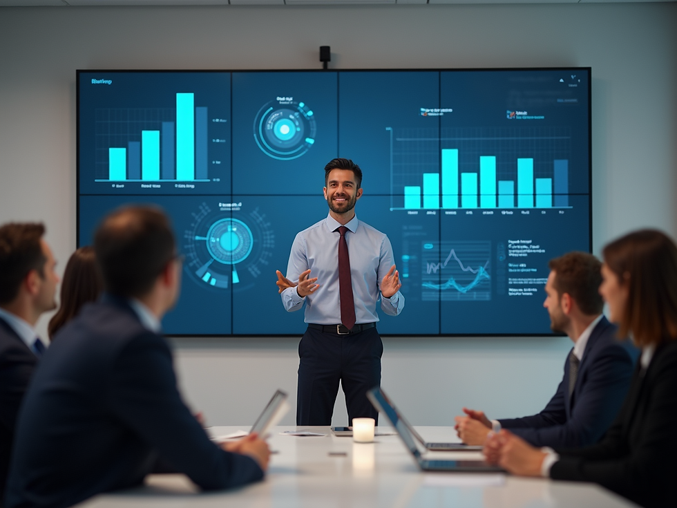 A practical session focused on NLP and leadership skills for sales professionals