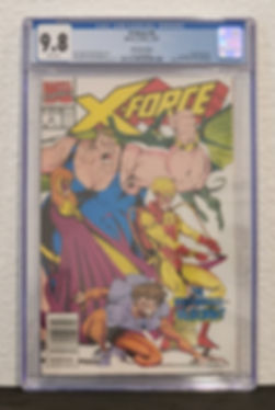 CGC 9.8 1991 X-Force #5 Newstand Edition