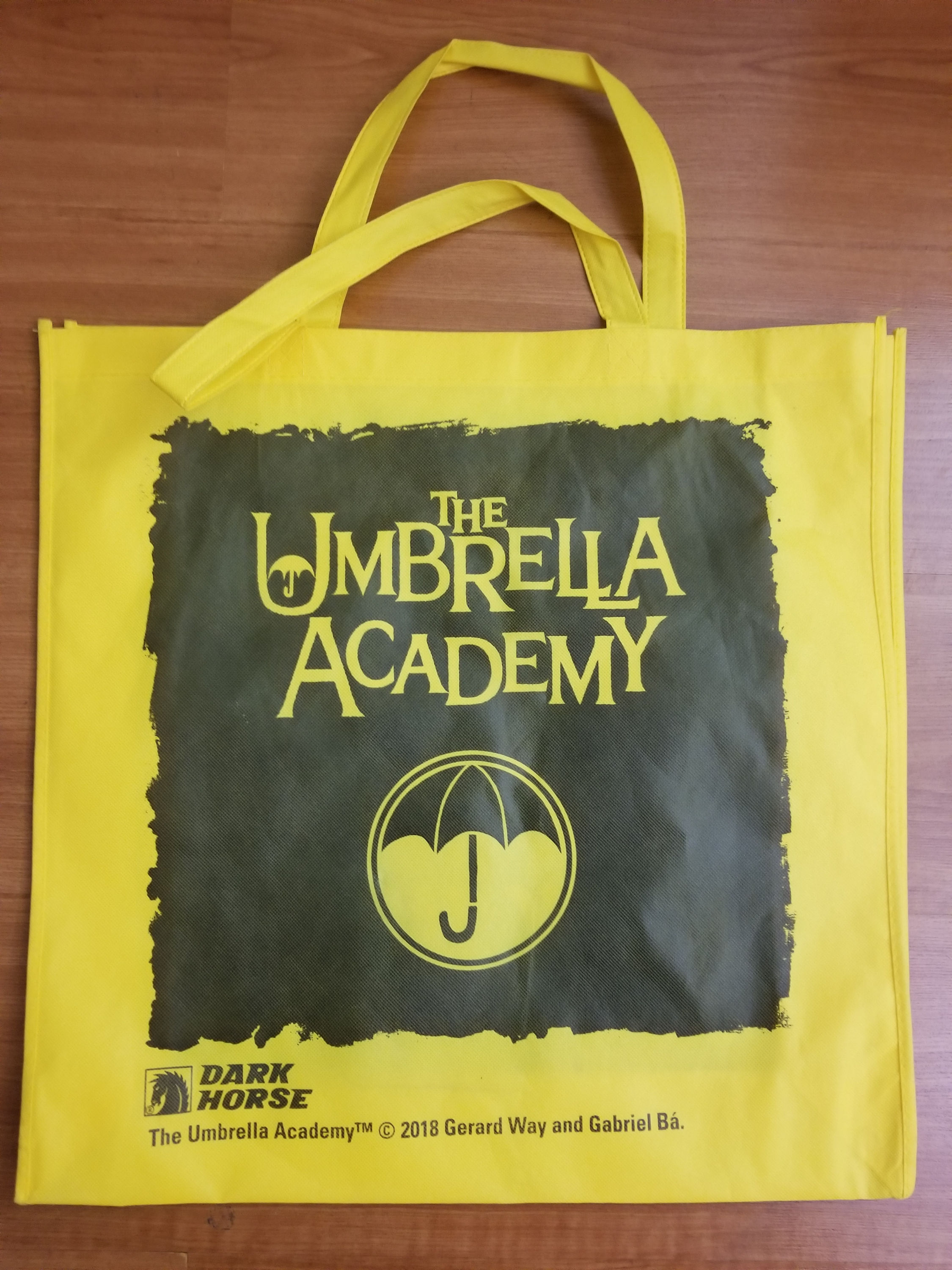 SDCC 2018 Umbrella Academy Swag Bag