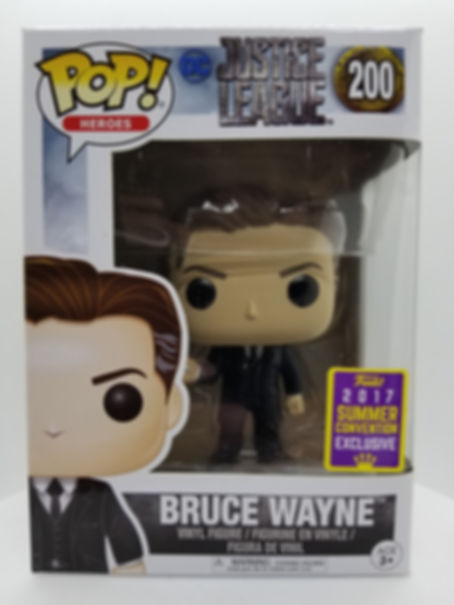 Funko Pop! Justice League #200 Bruce Wayne 2017 Summer Convention Exclusive