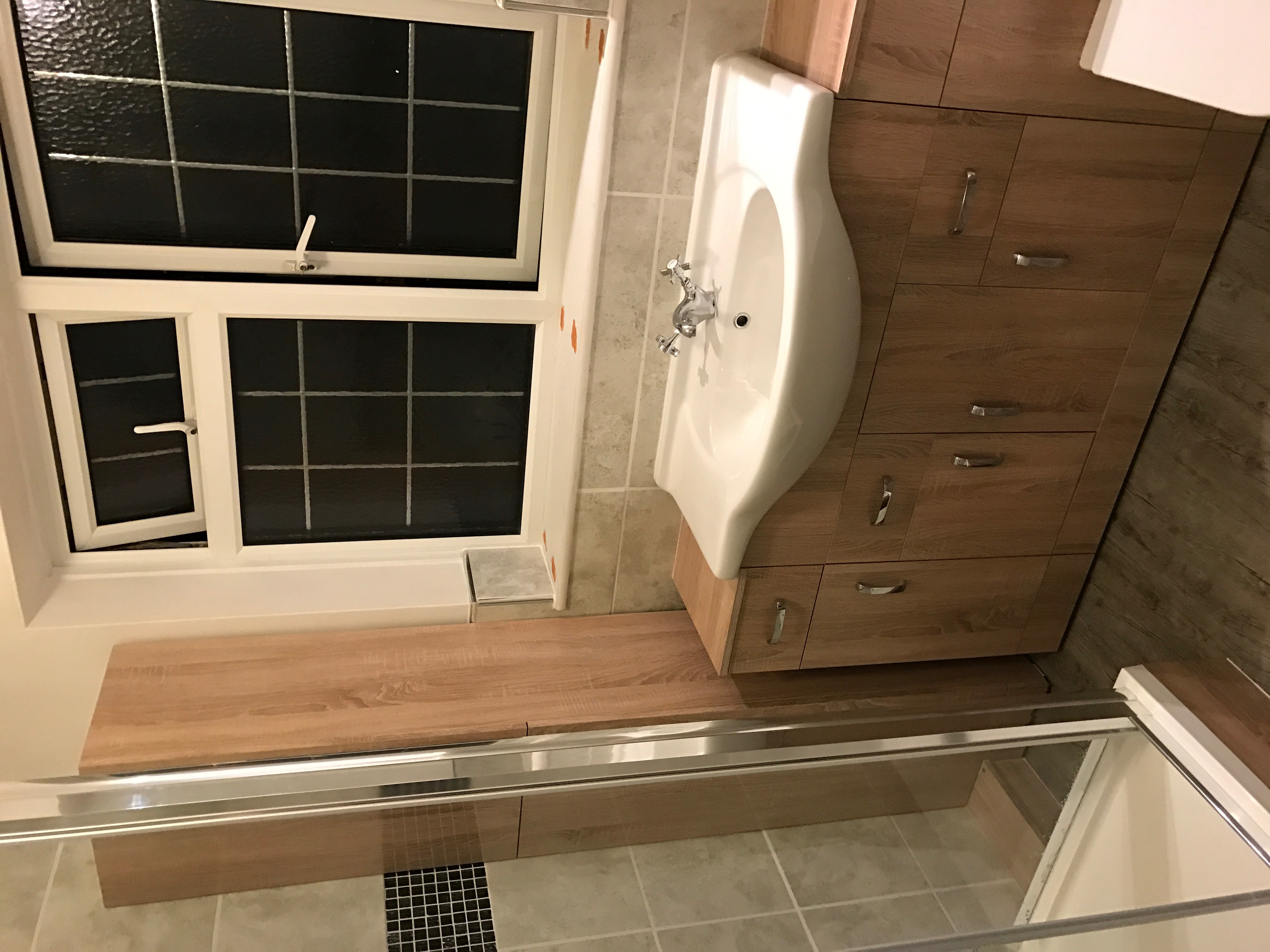 Oak Vanity unit