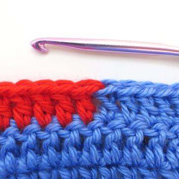 Double Crochet Color Switch