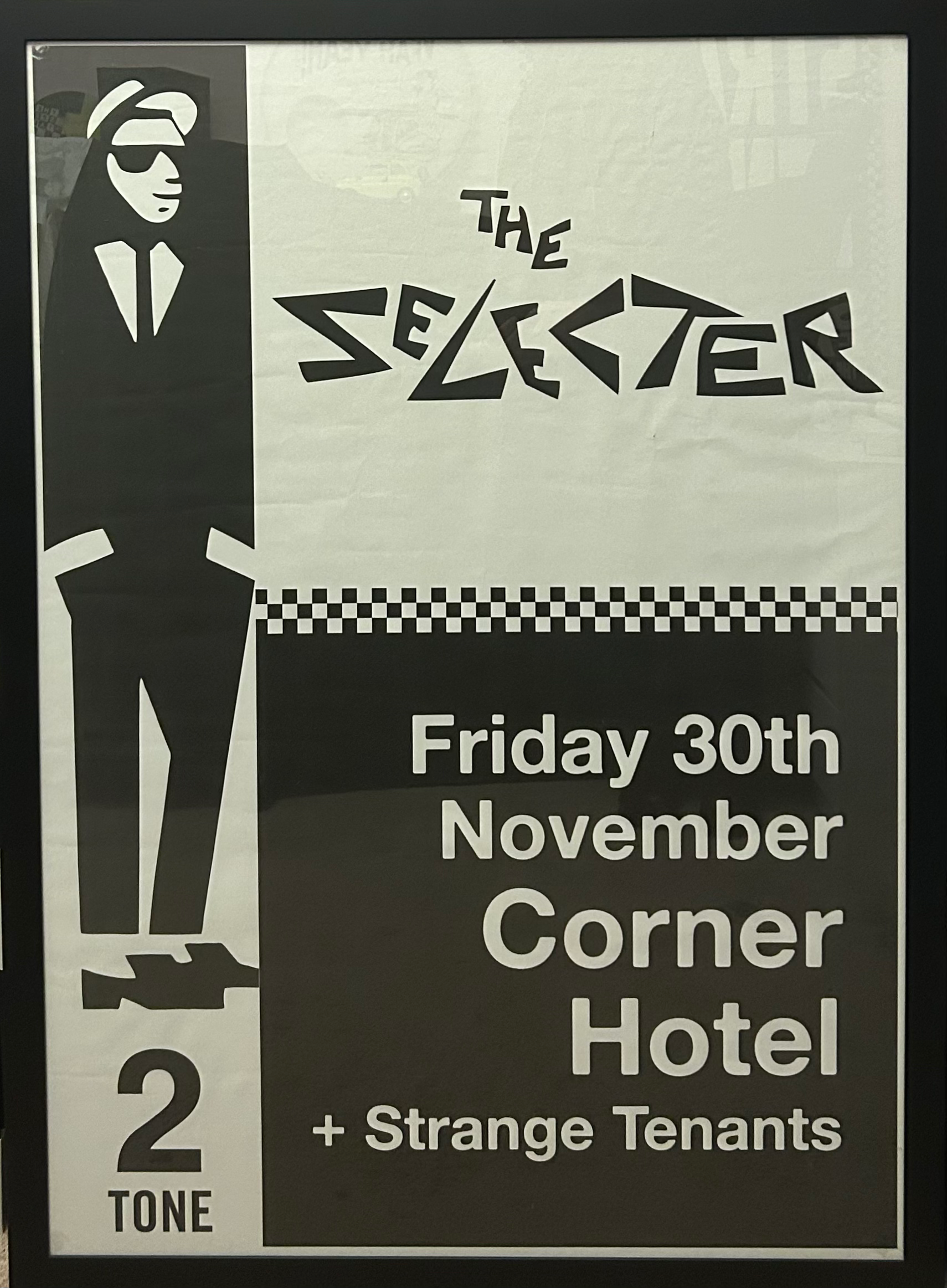 The Selecter with Strange Tenants 30/11/2012 framed poster