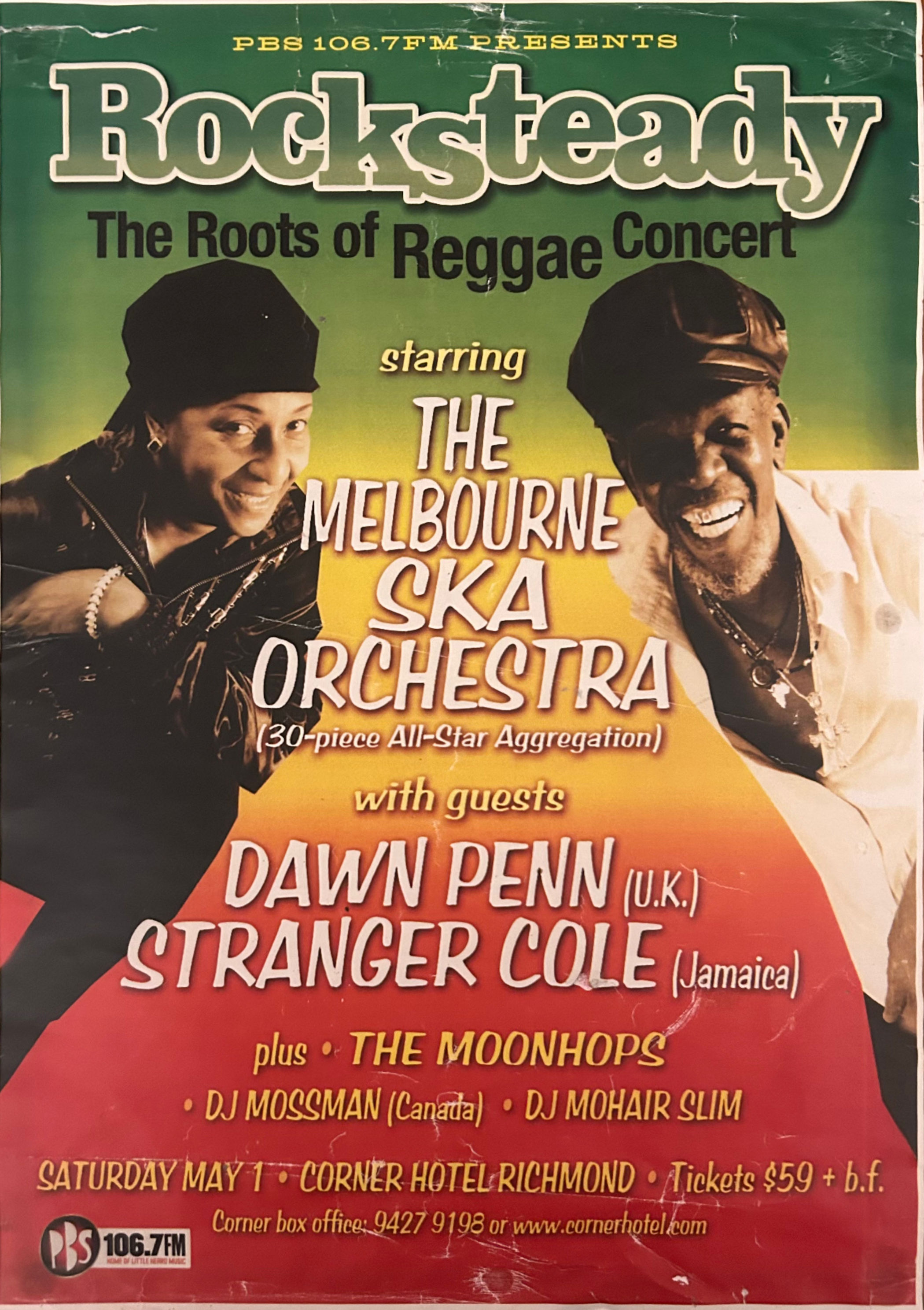 Melbourne Ska Orchestra w/ Dawn Penn & Stranger Cole 1/5/2010 Corner Hotel