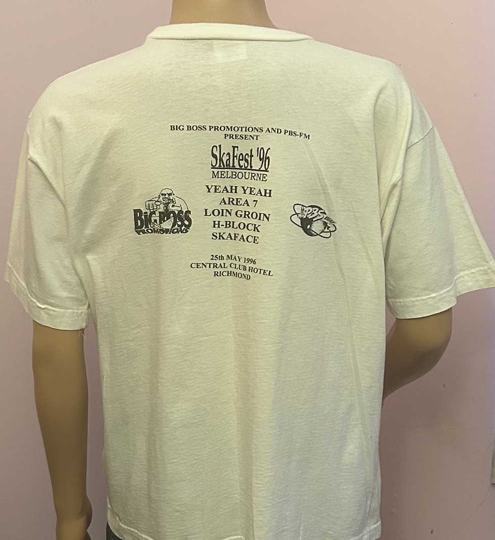 Thumbnail: Rude Boys Return Ska Fest '96 T-Shirt back